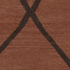 Medina Rug - Rust red / Dark brown