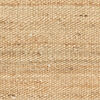 Chess Line Jute Rug - Light brown / Black