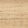 Chess Frame Jute Rug - Light brown / Natural white