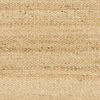 Chess Frame Jute Rug - Light brown / Natural white