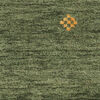 Gabbeh Giza Rug - Forest green