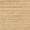 Chess Frame Jute Rug - Light brown / Natural white