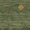 Gabbeh Giza Rug - Forest green