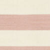 Cotton stripe Teppe - Rosa
